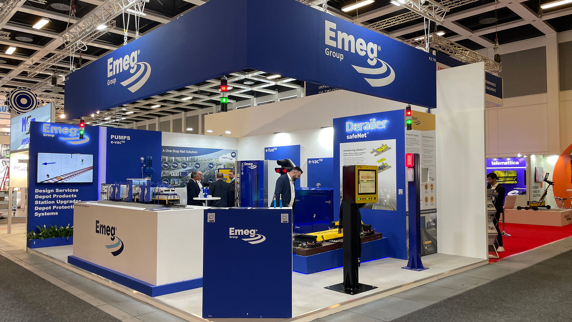 Emeg stand at InnoTrans 2022 in Berlin 1