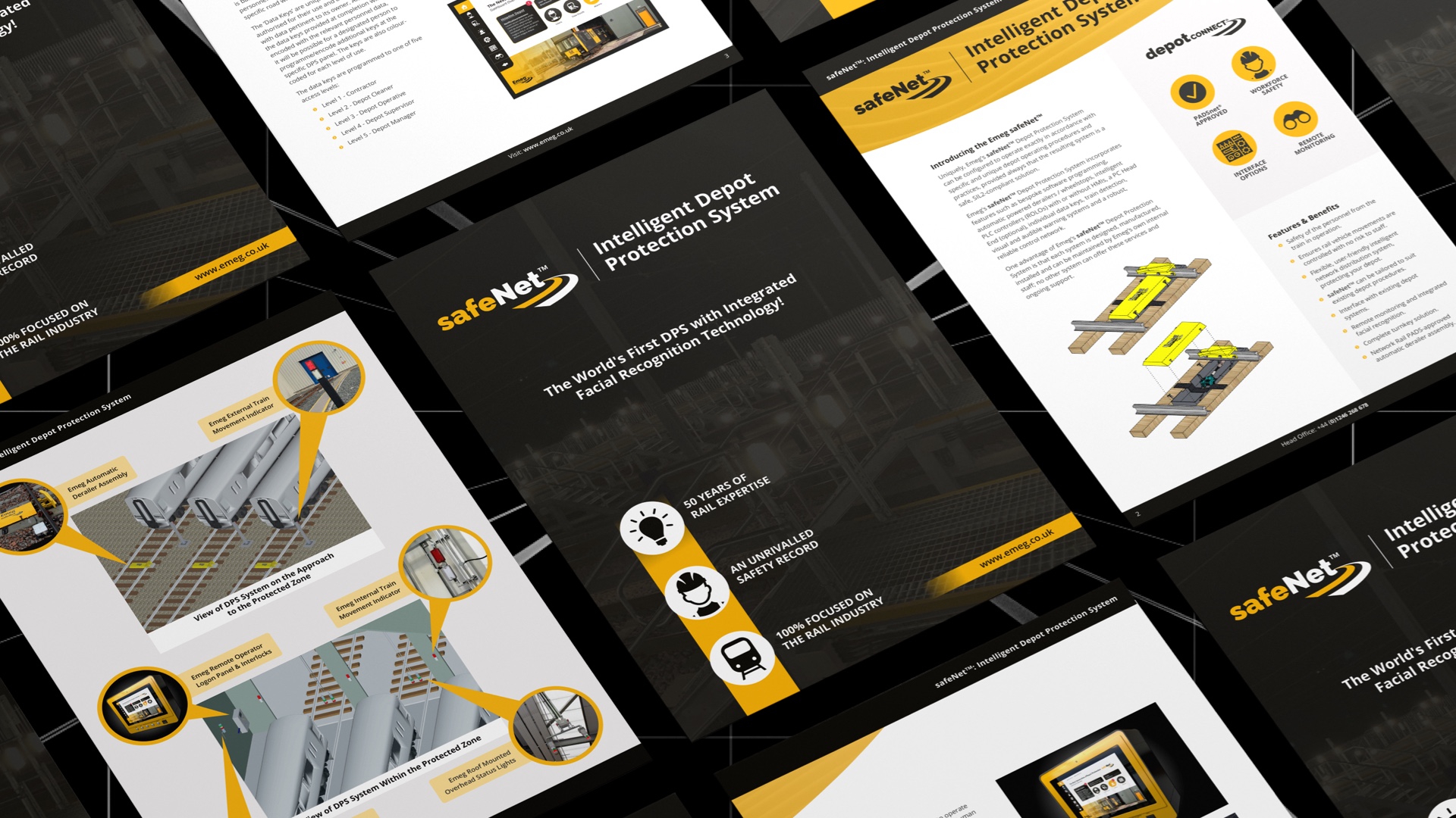 safeNet brochure spreads