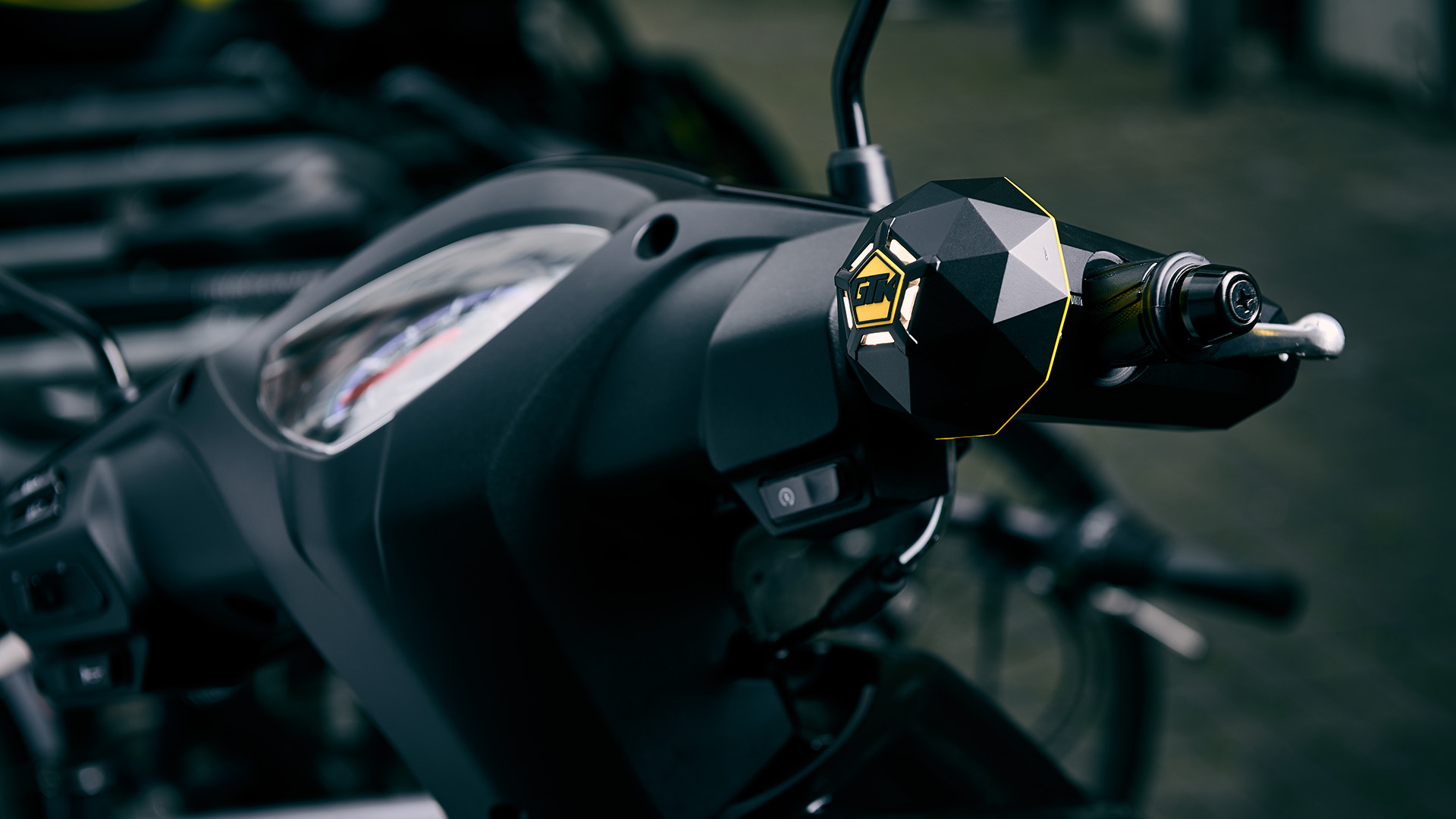 Geotekk Limpet smart alarm protecting a scooter